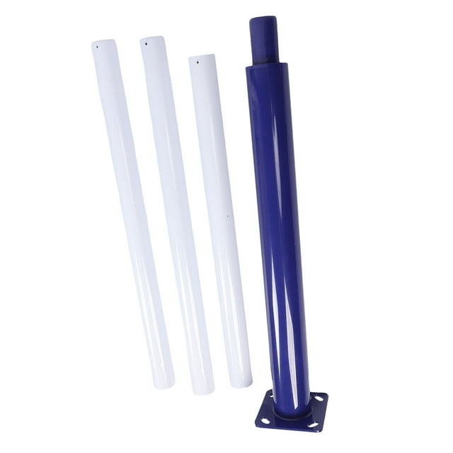 Outdoor Lamp Post, Reinforced Base Street Light Pole 13ft Height for Court Parking Lot