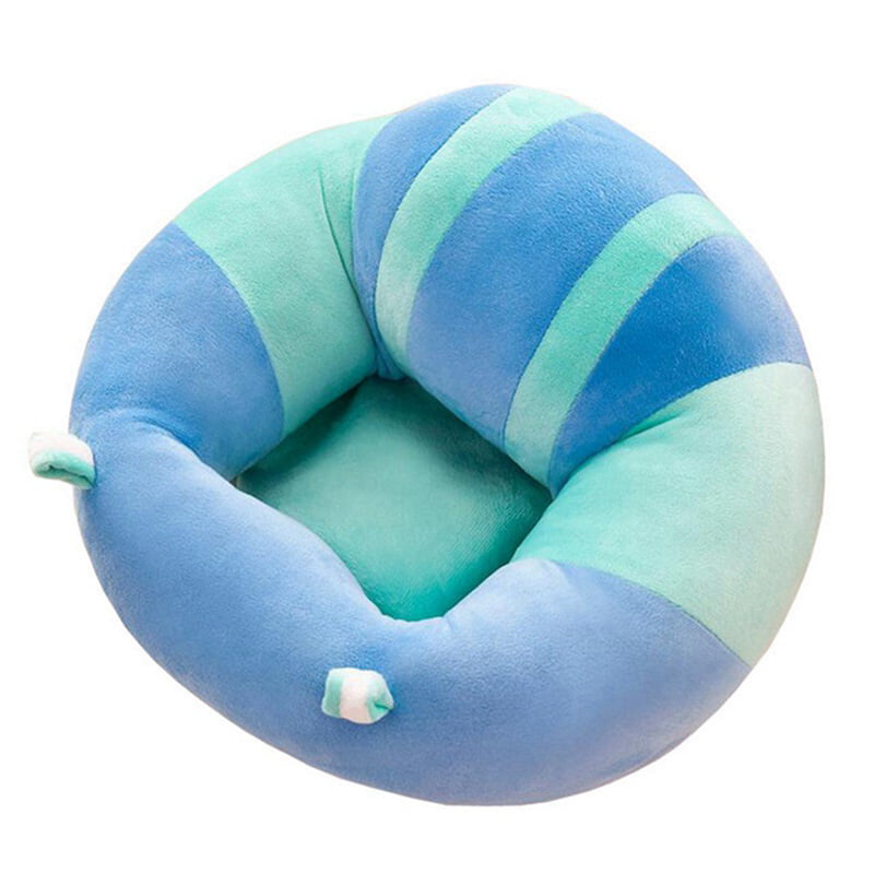 Baby Sofa Learn Sitting Chair Nursery Support Seat Pillow Protector Plush Cushion Toys for Toldder Infant Blue by Balai 
