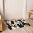 thumbnail image 6 of Corgi Dog Polyester Non-Slip Indoor Rugs Chair Mat Floor Carpet Machine Washable, 6 of 6