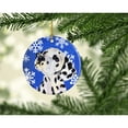 thumbnail image 2 of Dalmatian Winter Snowflakes Holiday Christmas Ceramic Ornament SS4630, 2 of 3