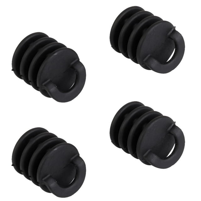 Almencla 4Pcs 3.1cm Small Plastic Kayak Scuppers Plug Bungs for Canoe Inflatable Boat