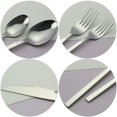 thumbnail image 4 of Morcte 80-Piece Stainless Steel Flatware Service for 16, 4 of 5