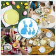 thumbnail image 4 of Cutlery Storage Bag Easter Bunny Cutlery Set Knife and Fork Bag Happy Easter Decorative Tableware Accessories, 4 of 5