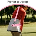 thumbnail image 3 of SEWACC 1Pcs Rectangular Portable Adjustable Shoulder Strap Golf Club Bag for Men and Women 11.79X7.47X0.59in, 3 of 8