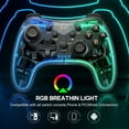 thumbnail image 6 of Wireless Pro Game Controller Gamepad for Nintendo Switch Switch Lite / Switch OLED / PC Console 6-axis TURBO Dual Vibration Functions, 6 of 11