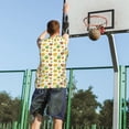thumbnail image 5 of Naloa Colorful Owls 1 Basketball Jersey Reversible Men's Mesh Athletic Sports Shirts Training Practice S-4XLMedium, 5 of 6