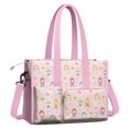 thumbnail image 2 of Teacher Tote Bag,Fairy Tale Princess Pattern Teacher Utility Tote Bag,Large Work Tote Bags for Women with Multiple Pockets,Top Zipper Closure,13.8x10.6x6.7 Inch, 2 of 5