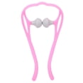 thumbnail image 1 of Outil de massage manuel pour le cou et les épaules, rouleau de massage pour points de déclenchement, rose, 1 of 4