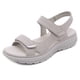 thumbnail image 1 of Sandalias para caminar para mujer Sandalias atléticas planas antideslizantes Sandalias con punta abierta para deportes, 1 of 9