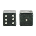 thumbnail image 6 of DecMode 4" Dice Geometric Green Marble Bookends (Set of 2), 6 of 9
