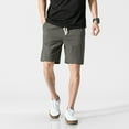 thumbnail image 2 of Gibobby Mens Shorts Men's Cargo Stretch Short 6 Pockets Include 2 Zipper Pocket Comfortable Elastic Waist Causal Work Shorts Golf Hiking Short(XL,Green), 2 of 3