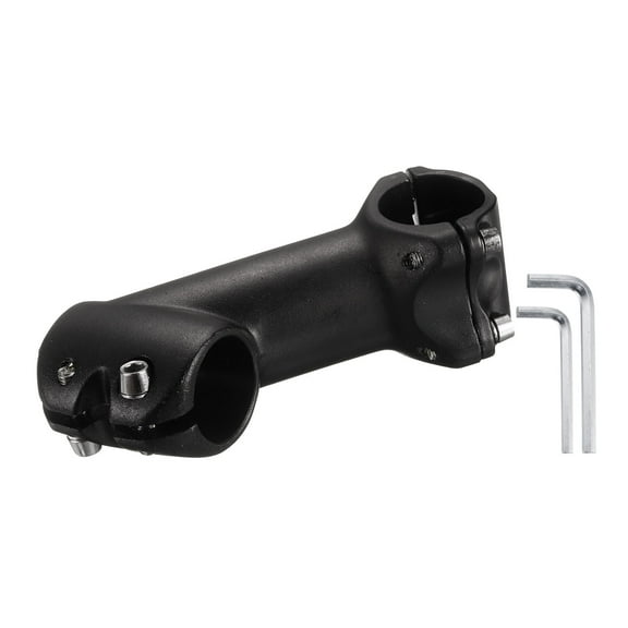 uxcell 31.8mm Bike Stem 45 Degree 90mm Aluminum Alloy Bicycle Handlebar Stem with Hex Wrench for Mountain Road Bike BMX MTB Cycling, Black