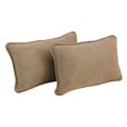 thumbnail image 1 of Blazing Needles Microsuede 20 x 12 in. Rectangle Decorative Throw Pillows - Set of 2, 1 of 2