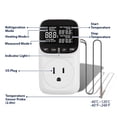 thumbnail image 3 of Smart Temperature Controller Thermostat Timer - Plug-in Temperature Controlled Outlet Heating Cooling Control Timer 110V 15A - Perfect for Home Brewing, Reptiles, and More, 3 of 5