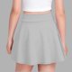 thumbnail image 5 of Odeerbi Niñas Mini Falda Plisada Color Sólido Cintura Elástica Falda Uniforme de La Escuela, 5 of 8