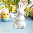thumbnail image 4 of SLYNSHome Easter Bunny Decorations Mini Ceramic Rabbit Figurine Decor Vintage Bunny Figurine Spring Easter Home Decor, 4 of 7
