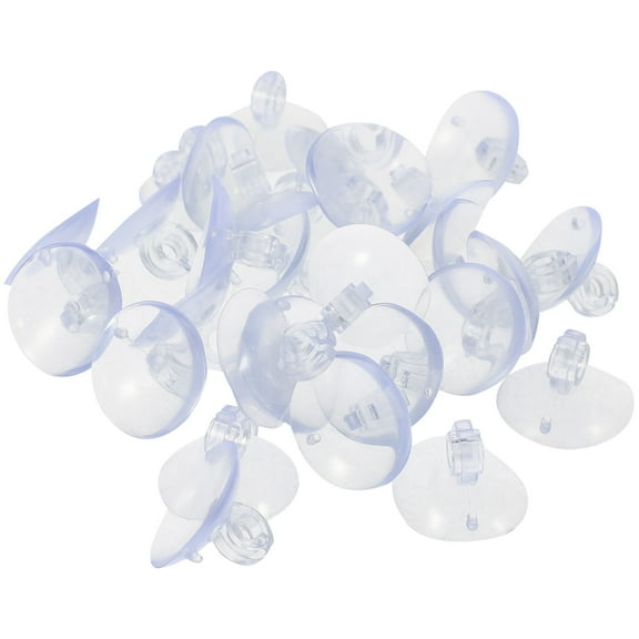 Hemobllo Light Hooks Suction Cup Hook Transparent High-Grade Plastic 200Pcs