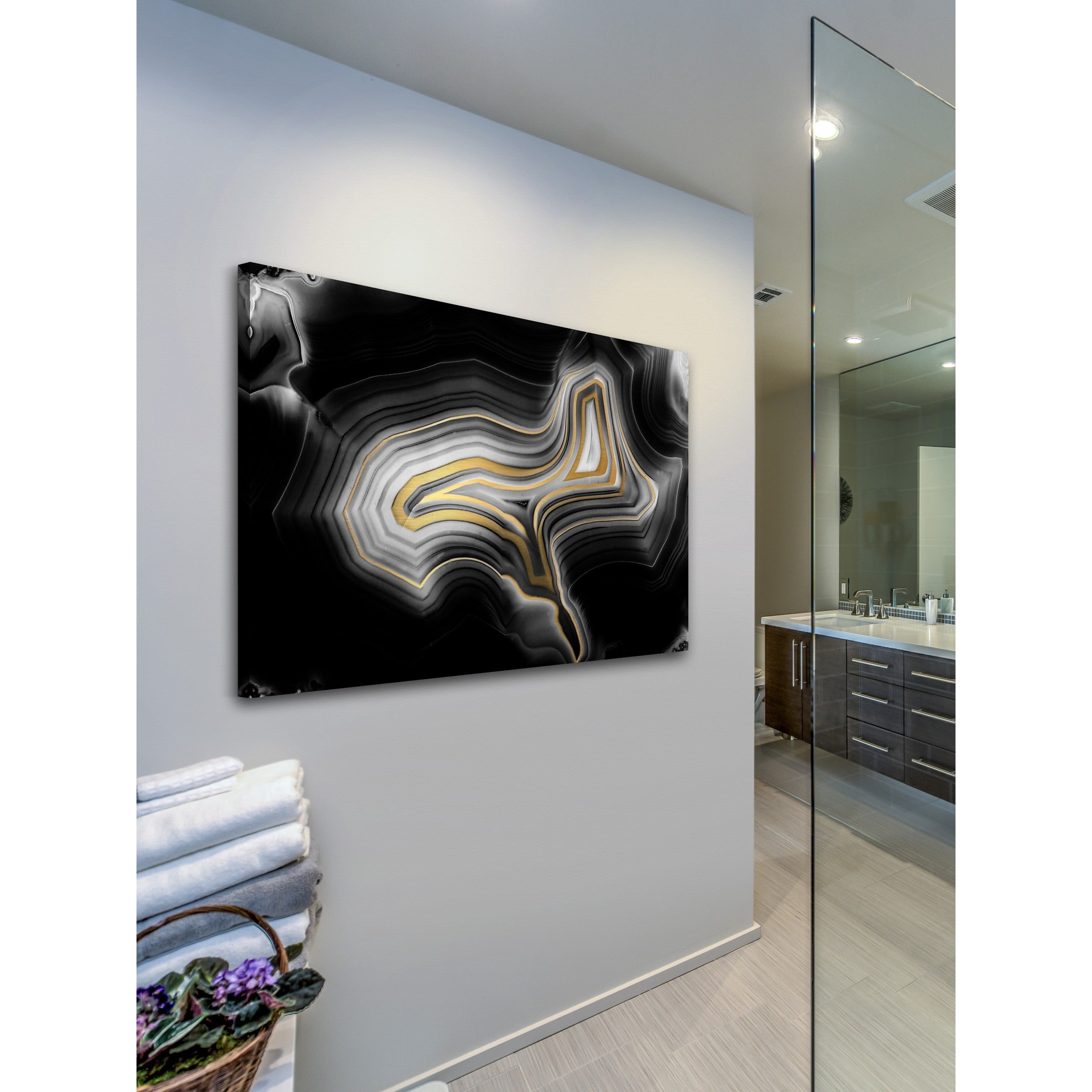 Marmont Hill "Seeping Down" Painting Print on Wrapped Canvas
