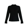 thumbnail image 5 of Time and Tru Women's Ribbed Mock Neck Sweater, Heavyweight, Sizes XS-XXXL, 5 of 5