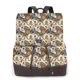 thumbnail image 1 of Balery Multi-Colored Roosters Mochila de Cuero para Mujeres, Gran Capacidad, Bolsa de Viaje Multifuncional, Mochila de Cuero y Bolsa de Hombro para Mujeres, 1 of 4