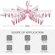 thumbnail image 3 of 2024 Sock Dryer, Foldable Clothes Hanger With 36 Clothespins, Plastic Foldable Hanger For Underwear, 3 of 5