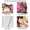 thumbnail image 4 of luoweisi Men's Beach Shorts Quick Dry Swim Trunks with Mesh Lining Peony L, 4 of 5