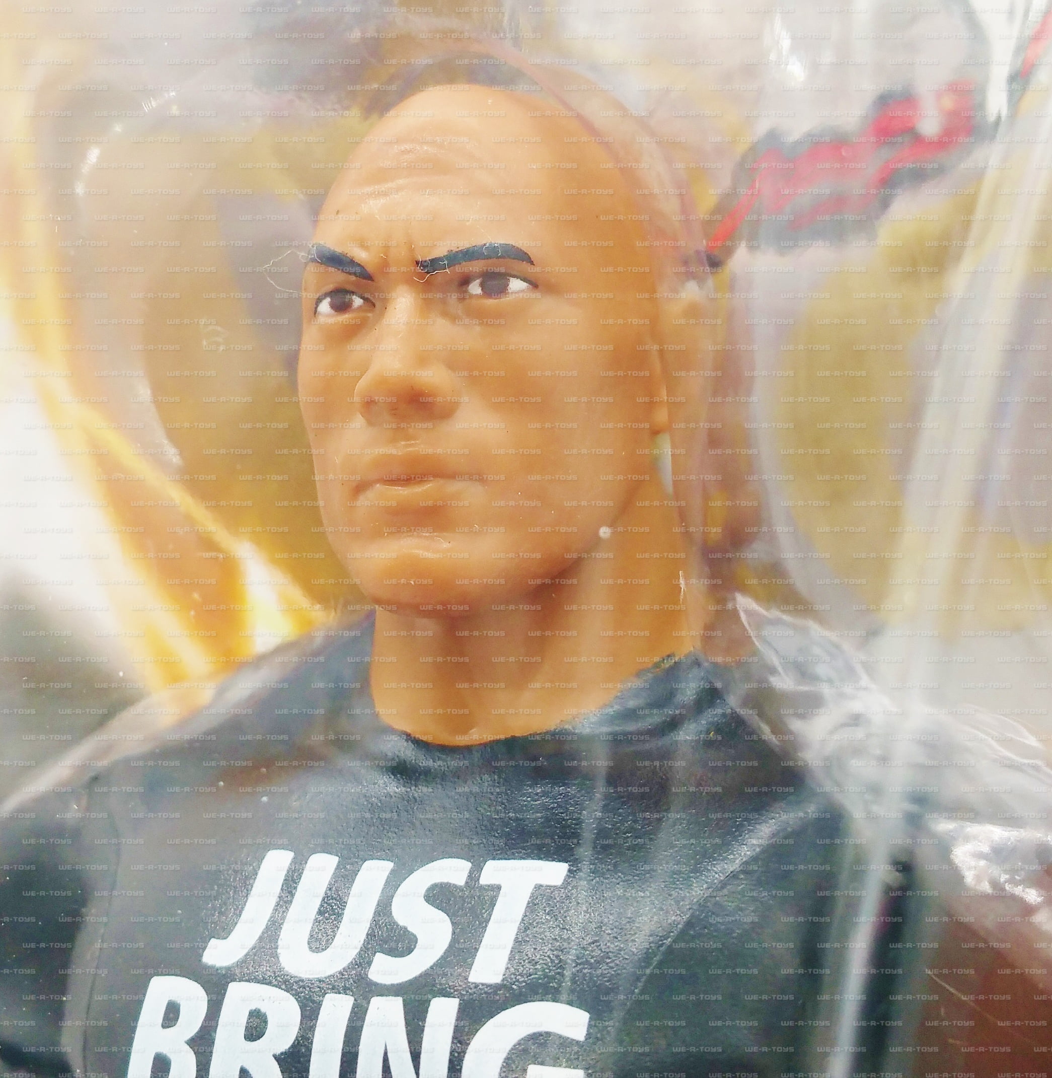 Action Figure WWE The Rock – Superstar Entrances 2014, Edizione Esclusiva Con T-Shirt Just Bring It - 3