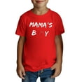 thumbnail image 4 of MEZZALL MAMA'S BOY Toddler Boy Shirt Baby Tee Cute Dailywear, Red, 3-4 Years, 4 of 4