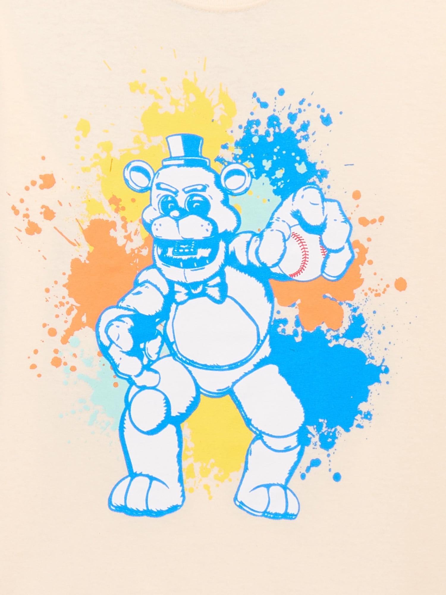 Five Nights at Freddy's Boys Graphic Tees with Short Sleeves, 2-Pack, Sizes XS-2XL