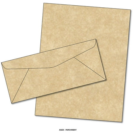 Parchment Matching Paper & Envelopes - Color: Aged - 50 (Best Way To Age Paper)