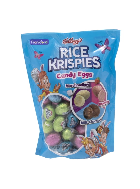 Frankford Kellogg's Rice Krispies Assorted Easter Candy Eggs, 16oz