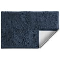 thumbnail image 3 of Nestl Bathroom Rugs, Machine Washable Bath Mats For bathroom Floor Rugs, Nonslip Backing Rubber Bath Rug, Navy, 3 of 6