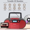 thumbnail image 2 of Casete de CD Boombox M-Amazup, Bluetooth, USB, radio FM, 2 of 8