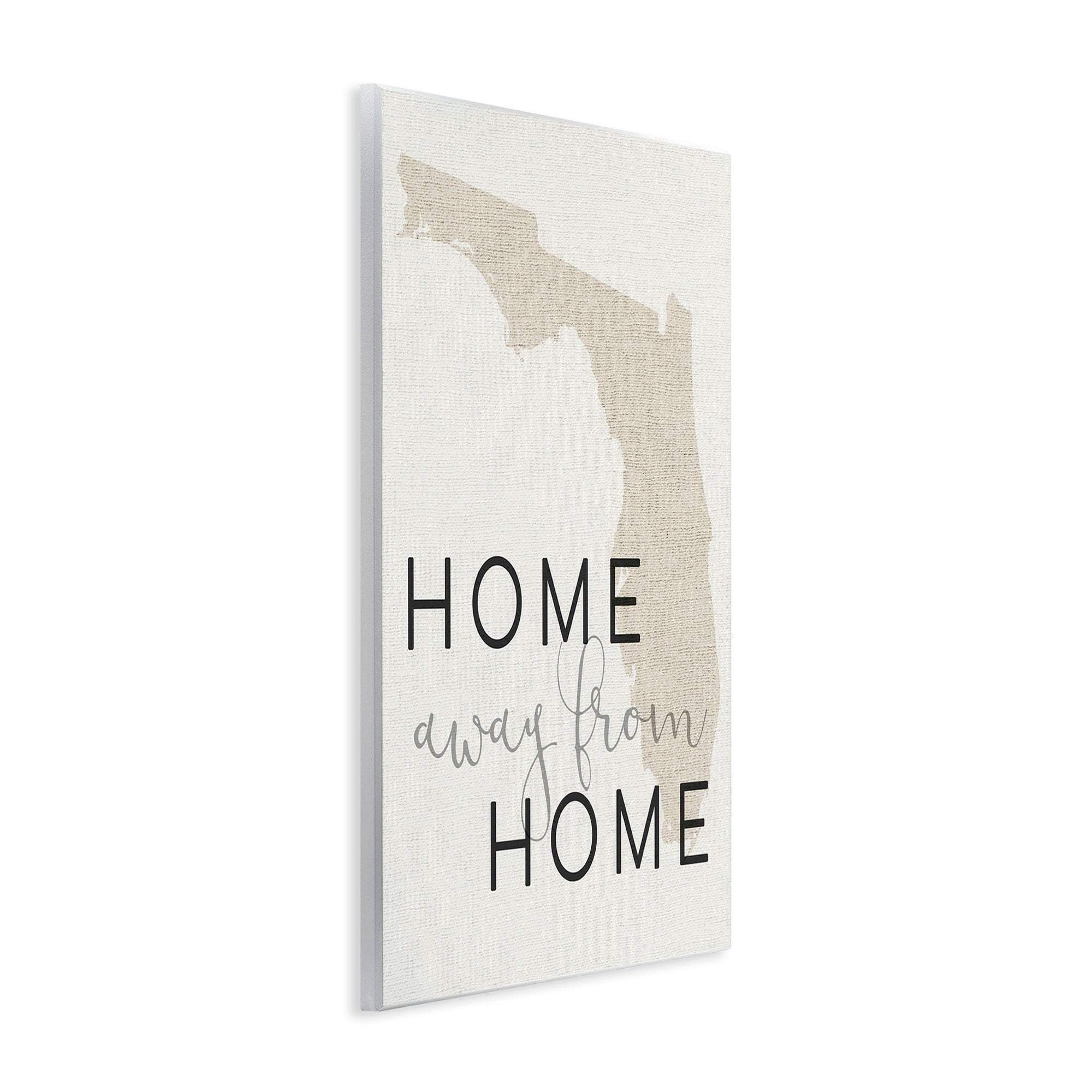 Stupell  Home Sweet Florida Typography Wall Plaque Art 10 x 15