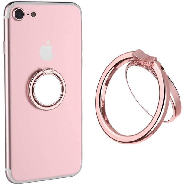 Mirror Finger Ring Holder Cell Phone Ring Stand Holder 360 Rotation Case Ring Grip Mount For Iphone 7 7 Plus Galaxy S8 S8 Plus And Other Smartphones Walmart Com Walmart Com