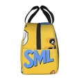 thumbnail image 4 of Lsque Sml Jeffy Print Insulated Lunch Bag with Thick Aluminum Foil Lunch Tote Bag with Front Pocket for Men and Women, Ideal for Work, School, Picnics, and Travel, 4 of 8