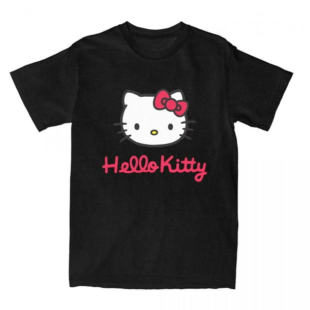 Sanrio-camisetas de Hello Kitty para hombres y mujeres, accesorios Vintage, camisetas de algodón, ropa para todas las estaciones