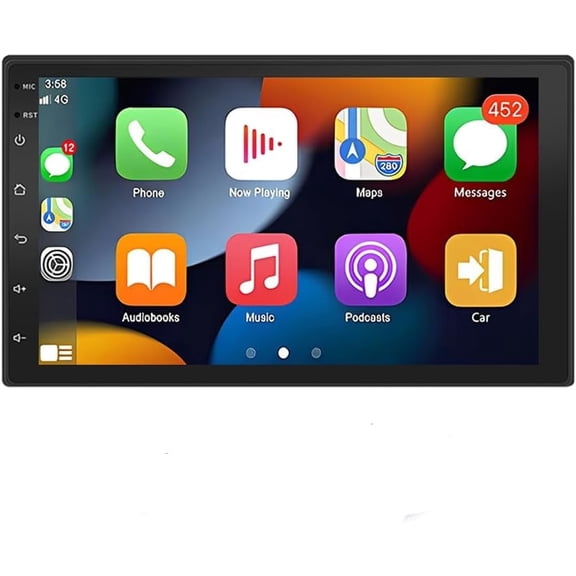 Zcargel Android 13 Car Stereo Multimedia Head Unit, 7" Double Din Touchscreen 2 32GB, Carplay Screen for Car with CarPlay Android Auto, GPS Navigation WiFi DSP RDS HiFi, for Nissan Sentra 2007-2012
