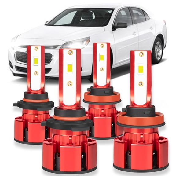 BMZONCC for 2015-2020 Chevrolet Colorado LED Headlight Bulbs,9005 High H11 Low Beam LED Headlight Bulbs Cool White, 4 pcs