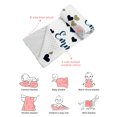 thumbnail image 5 of KAINSY CustomBlankets for Boys Personalized Baby Bed Throw Blanket Swaddle Boy Gifts for Baby Shower Birthday, Customized White Baby Double Layer Blanket for Kids Toddler New Mom, 5 of 7
