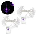 thumbnail image 2 of Guirnalda de luces transparentes con 20 chips LED en forma de murciélago, 2 uds., para decoración del hogar, fiesta de Halloween, 3 metros, 2 of 14