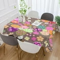 thumbnail image 5 of Coolnut Easter Eggs Cute Flowers Tablecloth Rectangle Colorful Table Cloth Large Square Table Cover for Dining Kitchen Party 60"x120" Decor Gift, 5 of 7