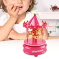 thumbnail image 3 of Tachiuwa Carousel Horse Music Box Girls Musical Gift for Baby Daughter New Year Gifts Pink, 3 of 6