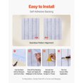 thumbnail image 4 of White Wood Peel & Stick Wallpaper, 17.7"x472.4" Waterproof Self-Adhesive Vinyl Roll, Textured Contact Paper for Kitchen, Bathroom, Bedroom, Office Desk - Easy Clean & Removable, 4 of 11