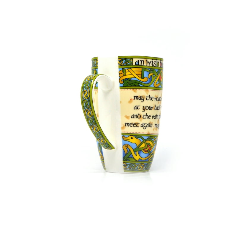 Irish Blessing Mug Celtic Design Capacity 400 ml/14 fl oz Tea Cup