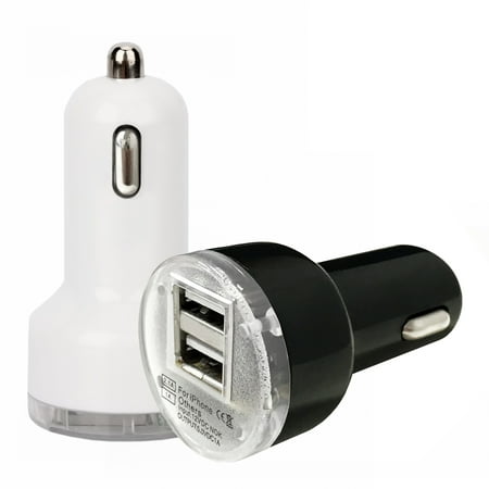 Afflux Dual USB Car Charger Adapter 2.1A For Apple iPhone 7 6 6S 6+ Plus 5S Samsung Galaxy S4 S5 S6 S7 Edge Note 3 4 5 Core Prime J7 J5 J3 LG V10 G5 G4 G3 Leon G Stylo K7 K8