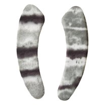 SSNTSY Toilet Seat Cover, Bathroom Toilet Seat Cushion, Washable Plush Toilet Warm Seat with Parallel Stripe Design for Home Hotel Decoration