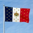 thumbnail image 2 of Aihccy Imperial Standard of Napoléon III Flag with Brass Grommets Size - 3x5Ft, 2 of 3