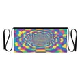 thumbnail image 7 of Yayeee Waist Apron with Pockets for Cooking Waterproof Half Server Aprons, Psychedelic Pattern, 7 of 7