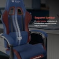 thumbnail image 4 of Silla Gamer BALAM RUSH POWER RUSH V2 Ergonomica Reclinable Azul - Guinda BR-944502 Comodidad duradera y estilo único, 4 of 6